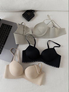 无痕内衣女士加厚聚拢小胸显大圆圆胸bra无钢圈收副乳防下垂文胸