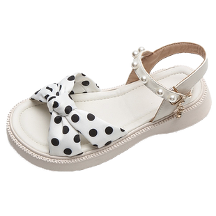 2026夏季新款中大童公主鞋厚底儿童女鞋软底沙滩鞋小学生女童凉鞋