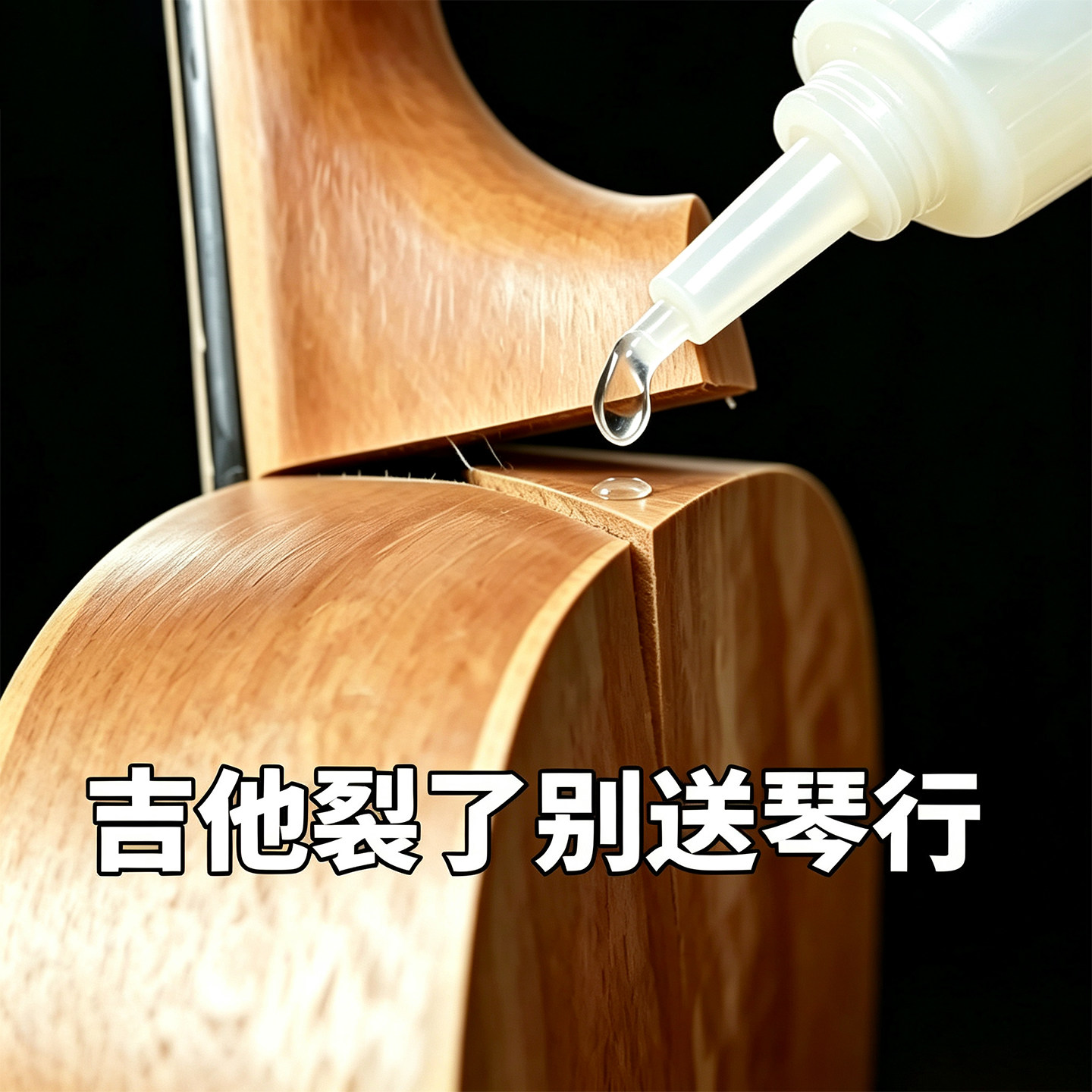 吉他维修胶水乐器专用强力粘琴头琴颈琴桥断裂面板开裂琴枕松动修复木吉他琴箱开裂快干无痕胶万能胶水