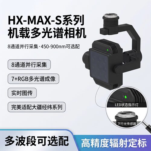 机载多光谱相机无人机搭载多通道