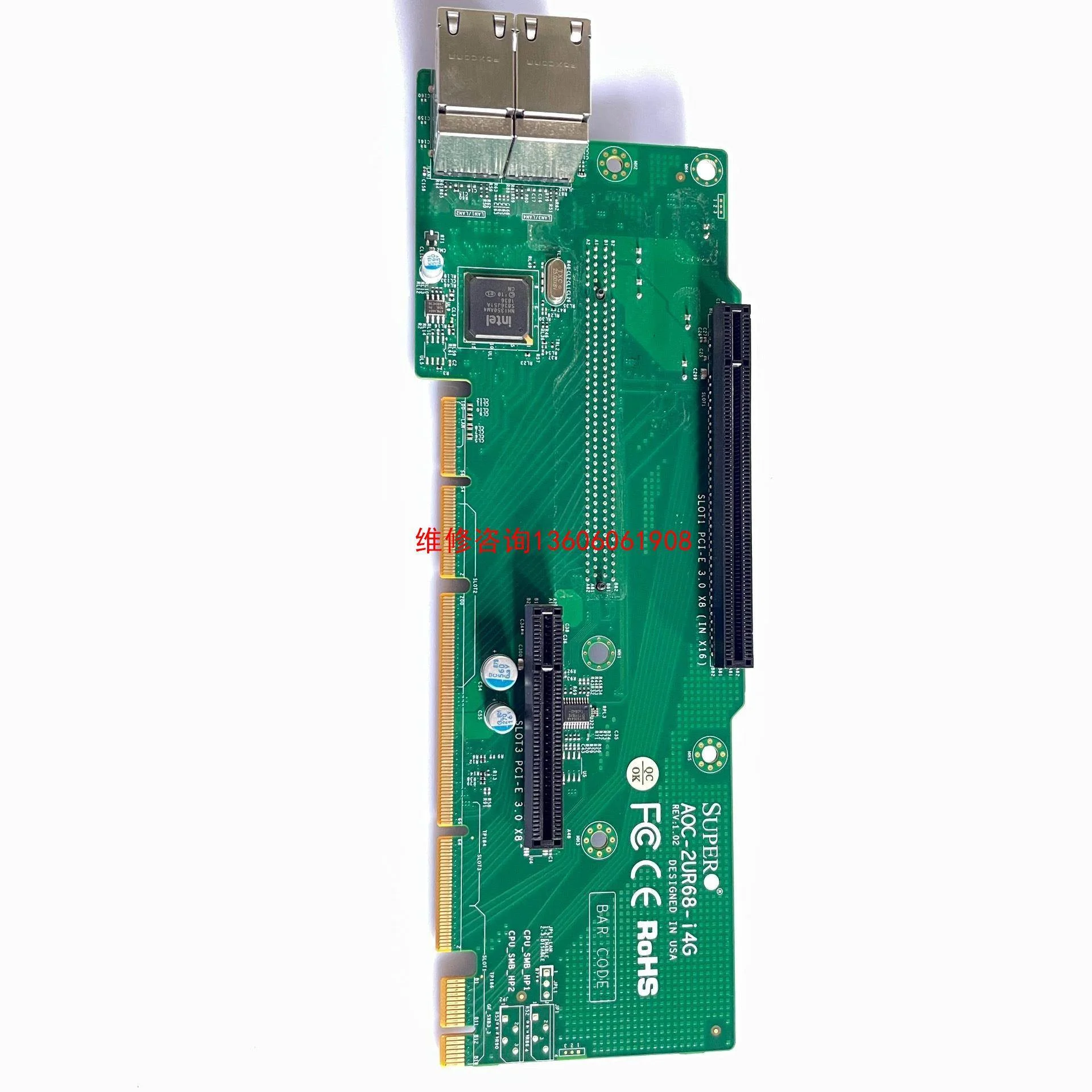 非实价议价议价【工控自动化】超微 Supermicro AOC-2UR68-i4G议