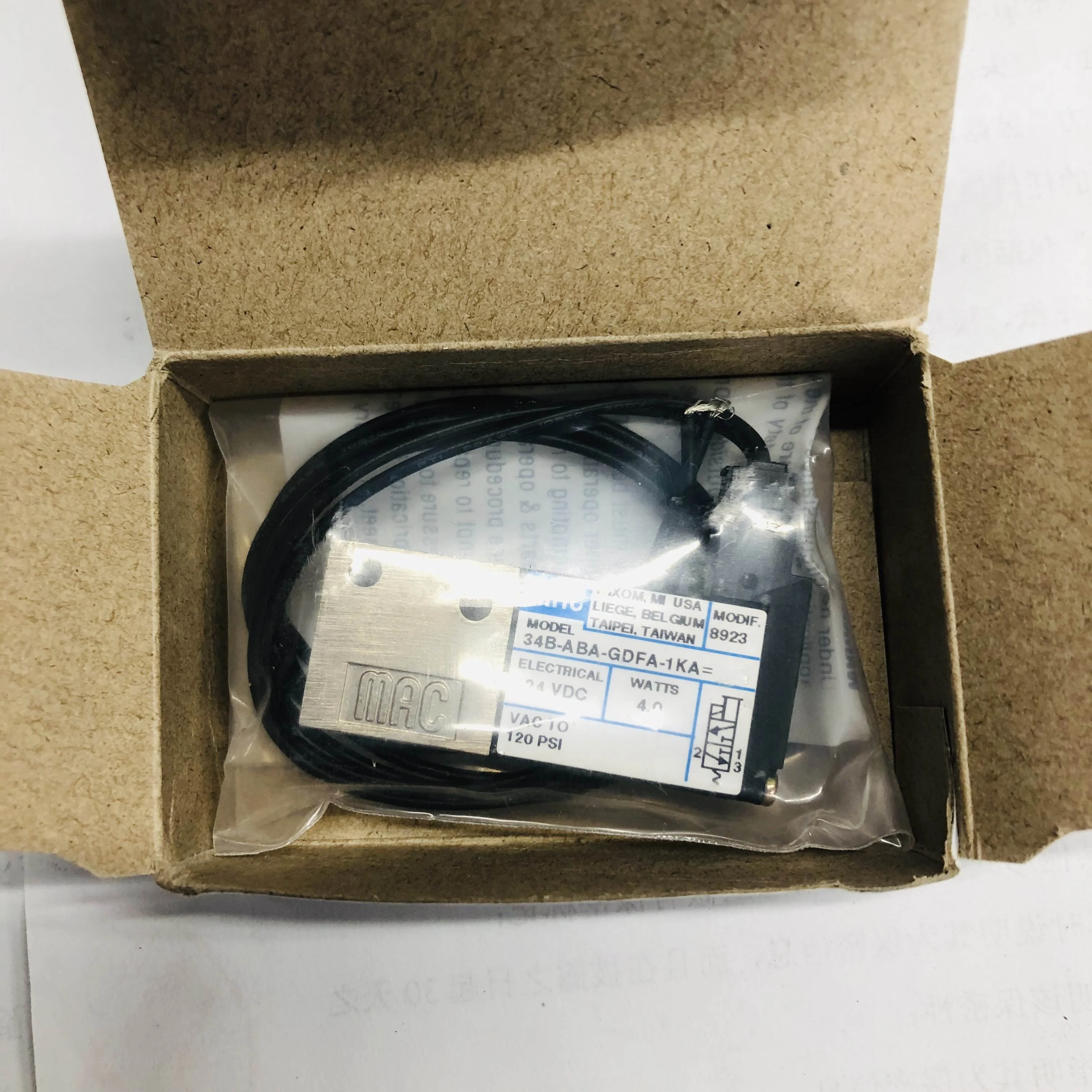 非实价议价议价MAC全新原装电磁阀34B-ABA-GDFA-1KA 44B-ABA-GDFA