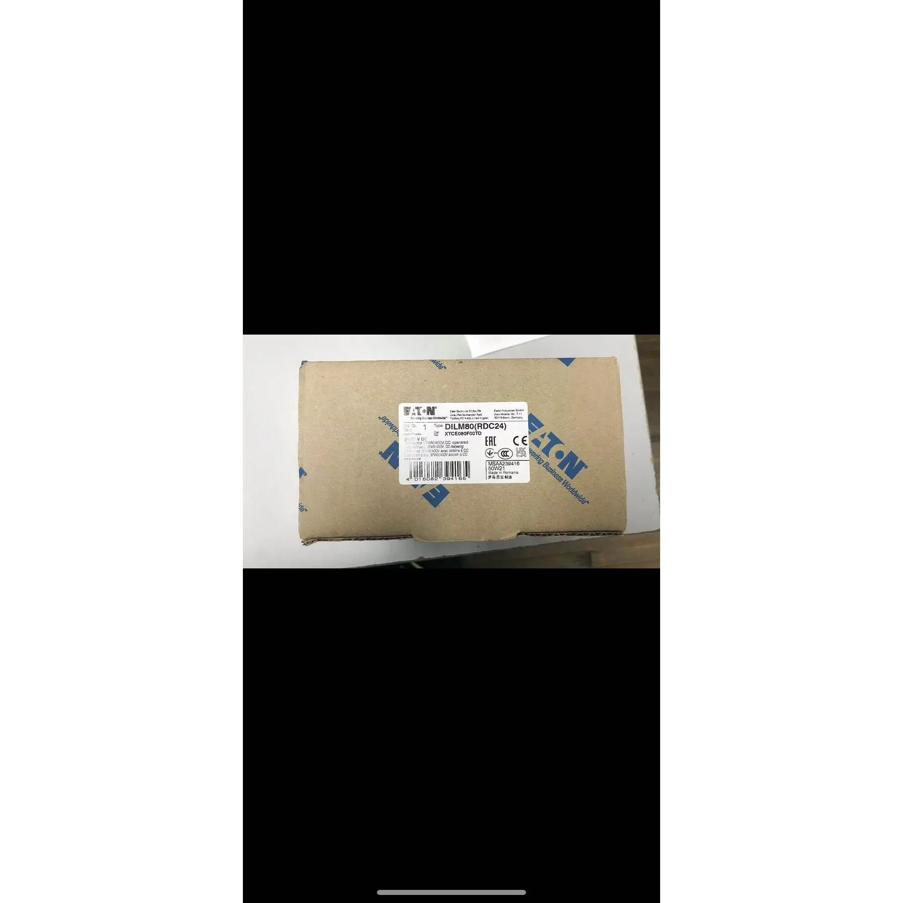 非实价议价议价全新原装进口伊顿金钟穆勒直流接触器EATON DILM80