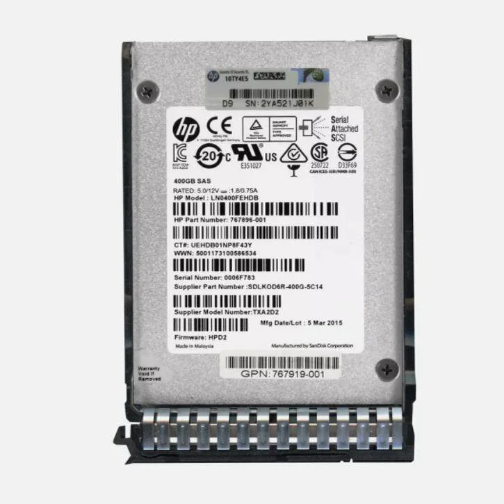 非实价议价议价HP 767896-001 768268-001 400GB MLC SAS-2 2.5''