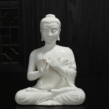 佛像瓷像结缘佛菩萨摆件 南无持金刚海音如来 德化窑白瓷工艺品
