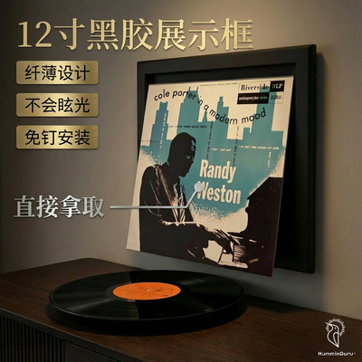 HumminGuru黑胶唱片展示框免打孔