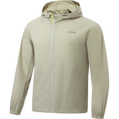 李宁运动风衣男款秋冬加绒防泼水