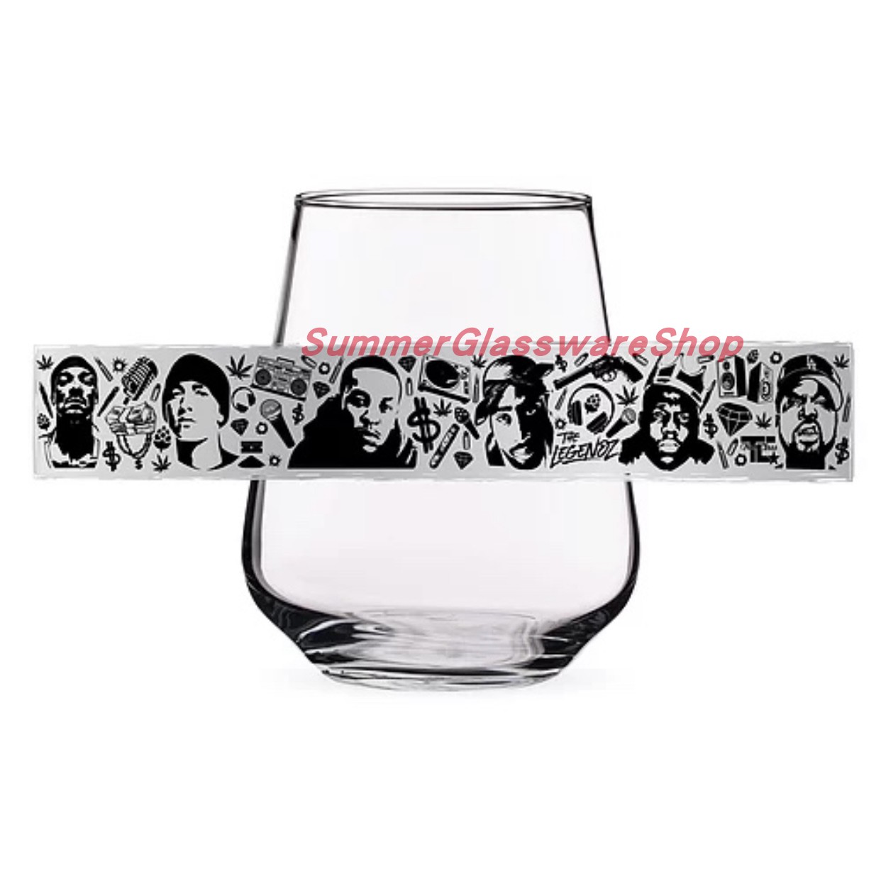 Rap Legendz 说唱传奇 6位说唱界传奇巨星 精酿啤酒杯 绝版