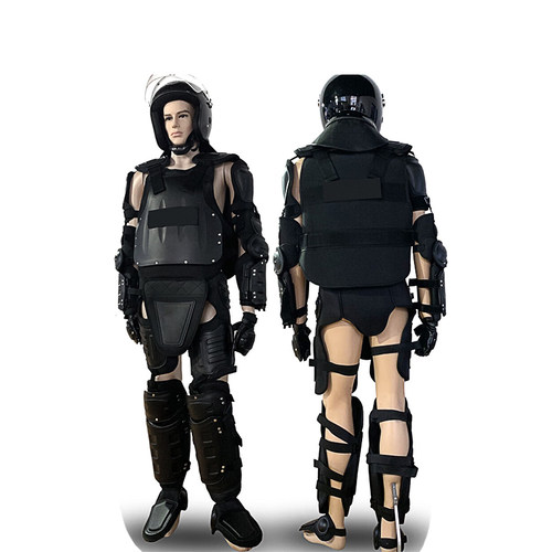 苏盾 防暴服 保安防暴盔甲防爆服黑色阻燃硬质防暴防护装备