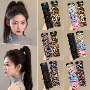 高马尾发绳橡皮筋女扎头发圈2026新款高端头绳高弹力耐用皮套女生