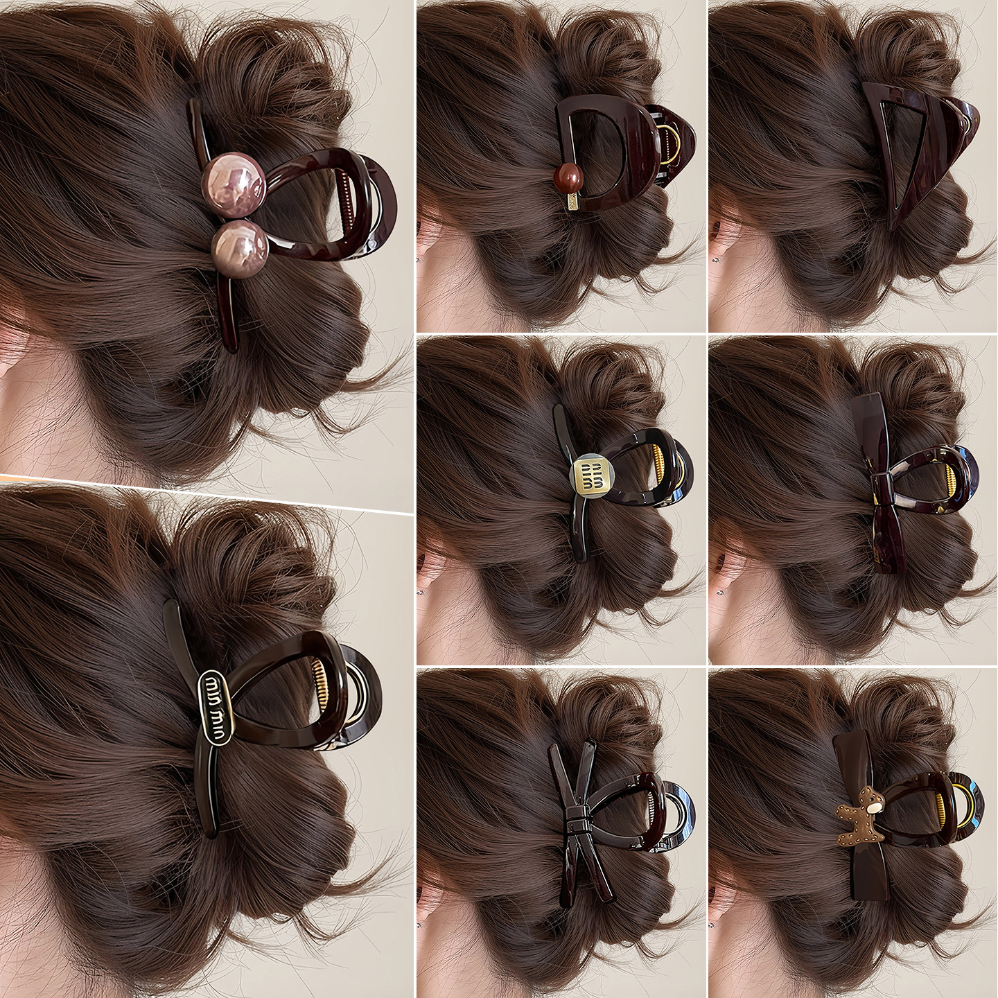 头发抓夹女2026新款中号鲨鱼夹后脑勺盘发发夹高级感夹子头饰发卡,饰品/流行首饰/时尚饰品新,发饰,淘宝优惠券,粉丝福利购,淘宝优惠卷