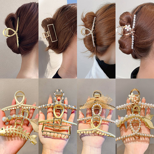 2025新款抓夹女后脑勺发夹