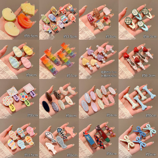 多巴胺发夹女2025新款高级感侧边碎发刘海夹可爱少女发卡头饰夹子