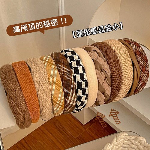 美拉德发箍女款百搭压发高颅顶