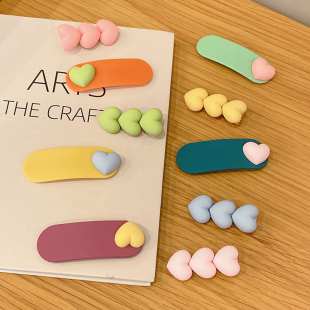 发夹可爱日系小夹子头饰女夏季 侧边发卡儿童刘海夹卡子边夹发饰