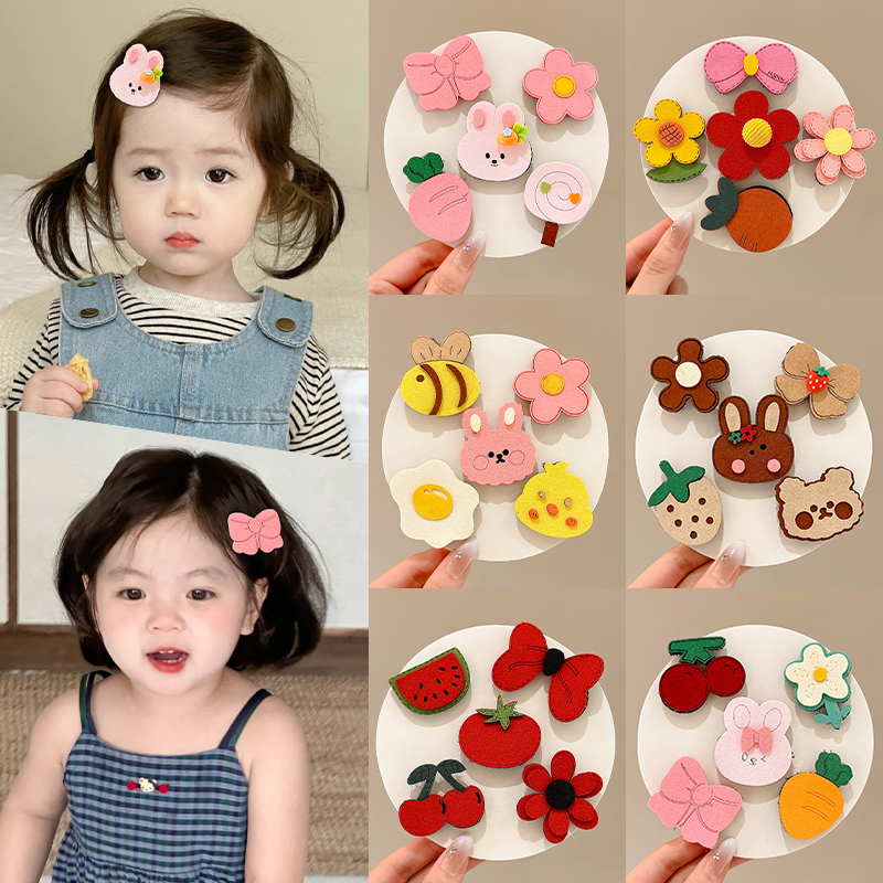 儿童碎发胎毛魔术贴不伤发