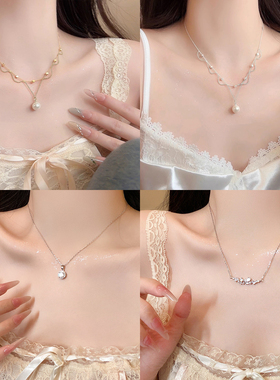 轻奢高级感小众双层精致颈链女