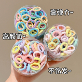 儿童糖果色毛巾圈女童高弹力发圈宝宝扎头发橡皮筋头绳不伤发头饰