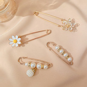 防走光收腰神器裤 子别针胸针扣收紧裤 腰改小固定衣服腰围裙子扣针