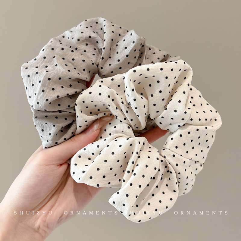 波点大肠发圈女高弹力扎头发