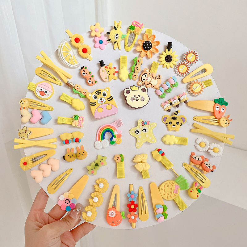 儿童卡通发夹小女孩糖果色发卡