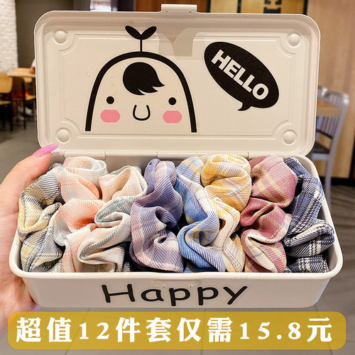 ins猪大肠发圈jk皮筋女扎头韩系