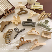 抓夹女大号鲨鱼夹高级感后脑勺发夹头发夹子头饰发卡2026新款 发抓