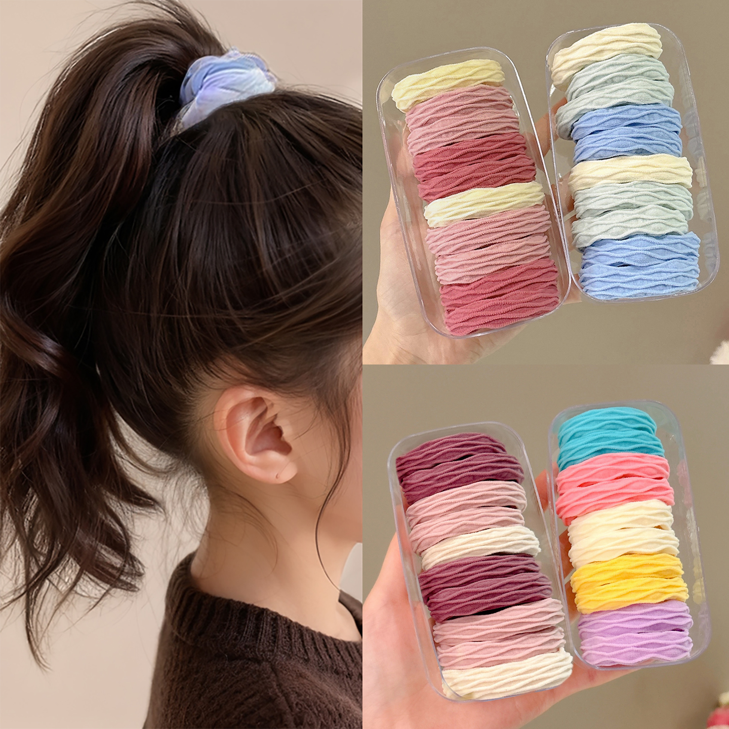 女儿童发绳2025新款不伤发