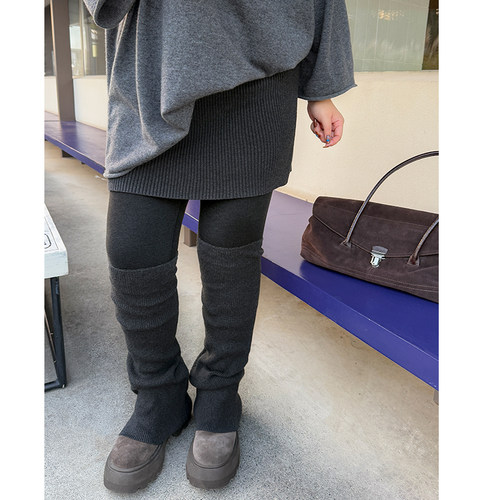 木子理想胖mm大码针织包臀短裙