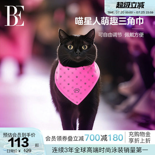 BE范德安喵星人系列宠物三角巾