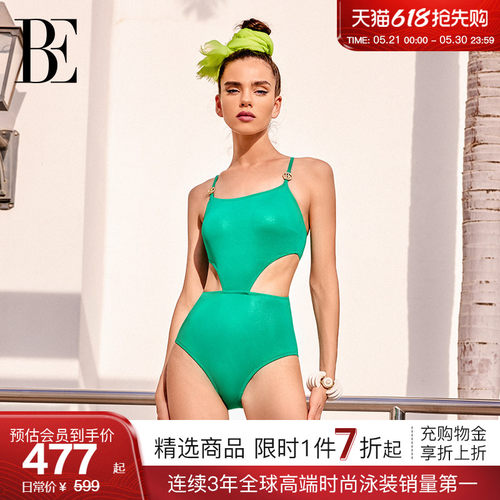 BE范德安时尚系列显瘦连体泳衣