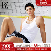 BE范德安男士 健身游泳必备泳衣度假 U型领背心男士 系列2026 修身
