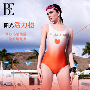 BE范德安小红心系列2026女士三角连体泳衣性感纯欲竞速游泳馆