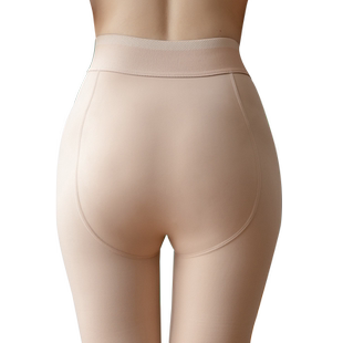 矮小个子面膜水光袜裸感光腿神器踩脚薄绒肉色打底裤袜女外穿春秋