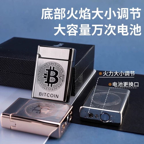 Электронная креативная ветрозащитная зажигалка, делается под заказ, с печатью вашего логотипа