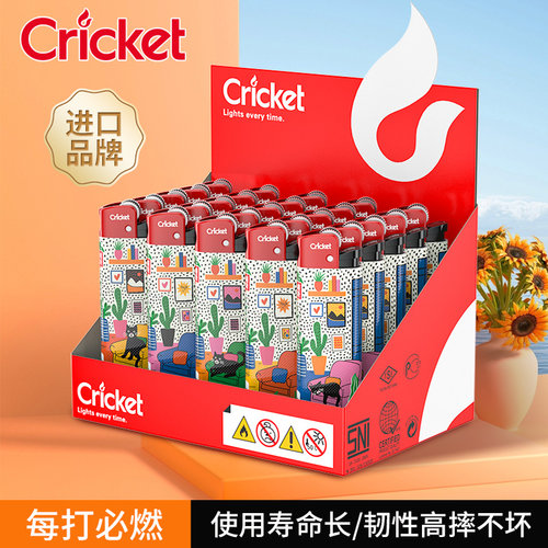 进口草蜢cricket正品喵星人一次性砂轮式打火机广告定制做印字