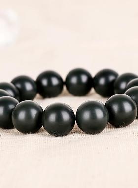 和田玉塔青青玉一细料圆珠玉手串