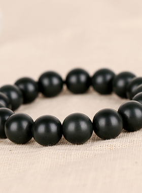 手串圆珠男女塔青一细料单圈手饰