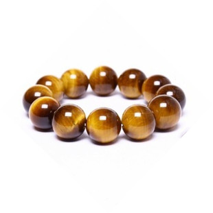 天然虎眼石虎睛石手链猫眼石手串招财手串珠男女水晶饰品生日礼物