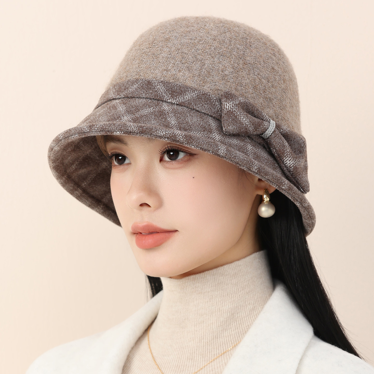 帽子2026新款洋派盆帽加厚保暖防寒妈妈帽渔夫帽0119k,服饰配件/皮带/帽子/围巾,帽子,淘宝优惠券,粉丝福利购,淘宝优惠卷