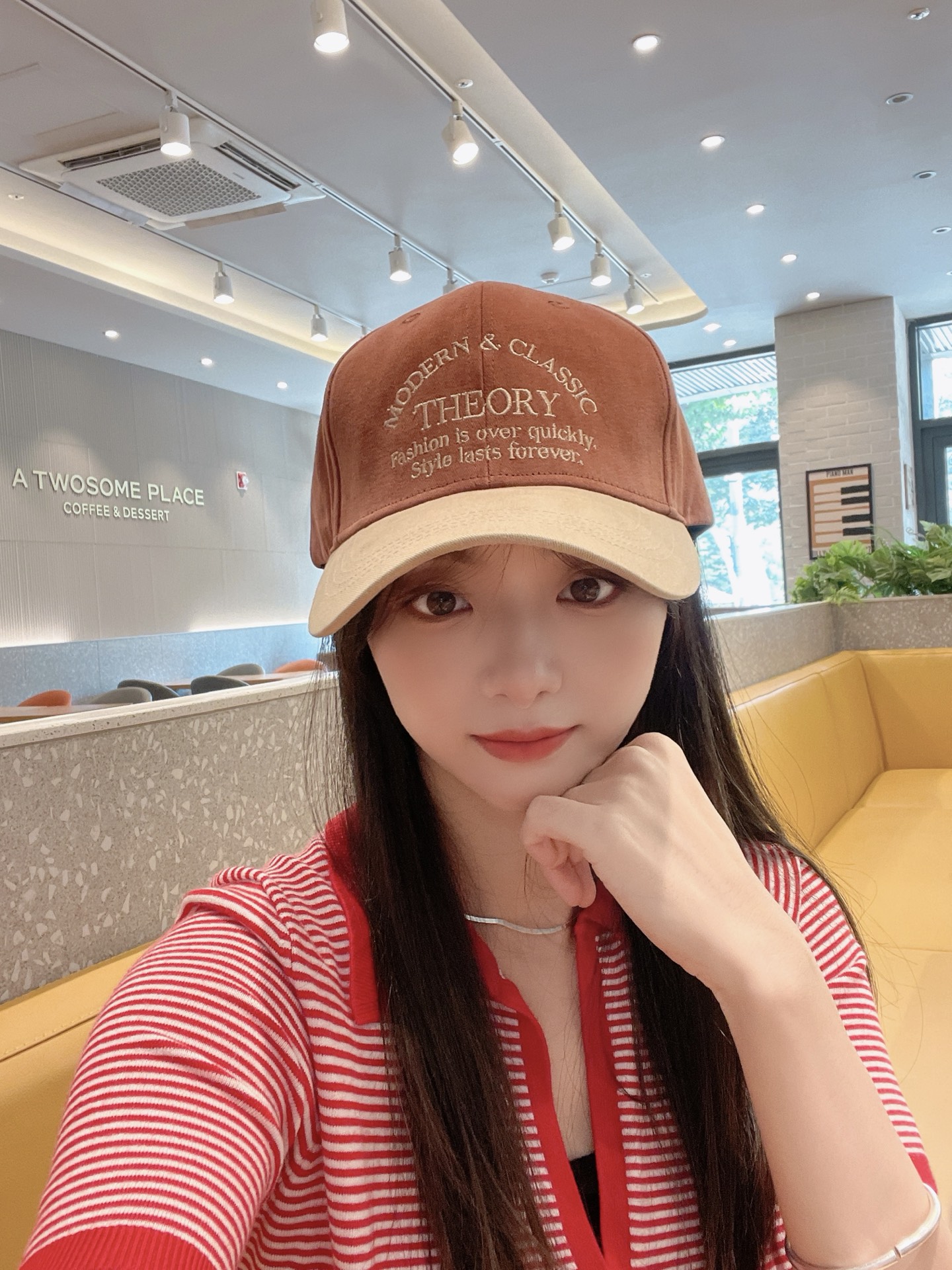 韩国东大门代购秋季新款时尚字母宽檐硬顶显脸小棒球帽子鸭舌帽女