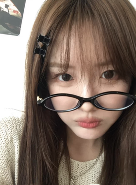 2026年新椭圆素颜神器小框方圆脸眼镜韩国东大门代购miu系眼镜框