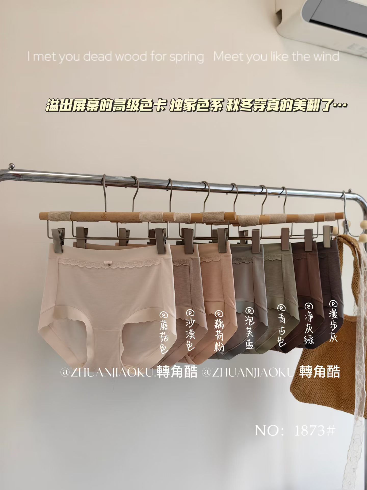 轉角酷1873仿羊绒手感秋冬款磨毛女士三角裤内裤舒适柔软