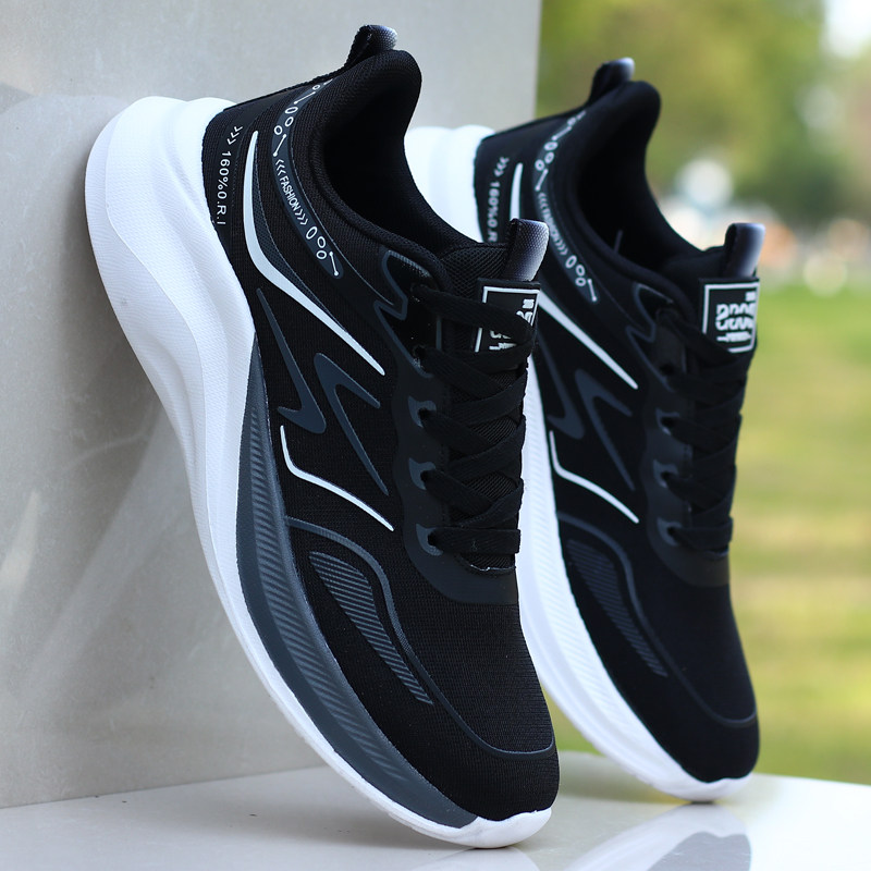 男鞋秋季透气网面学生百搭运动鞋软底轻便休闲旅游老爹潮鞋跑步鞋