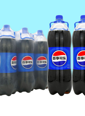 百事可乐 超大容量团圆聚会畅饮碳酸饮料 2L*6桶大桶装