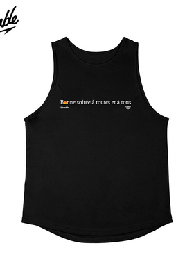 SLAMBLE新款夏季背心运动速干透气无袖t恤投篮服健身跑步训练衣