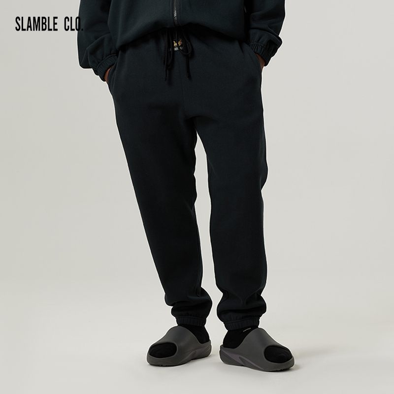 SLAMBLECLO.运动休闲男束脚裤