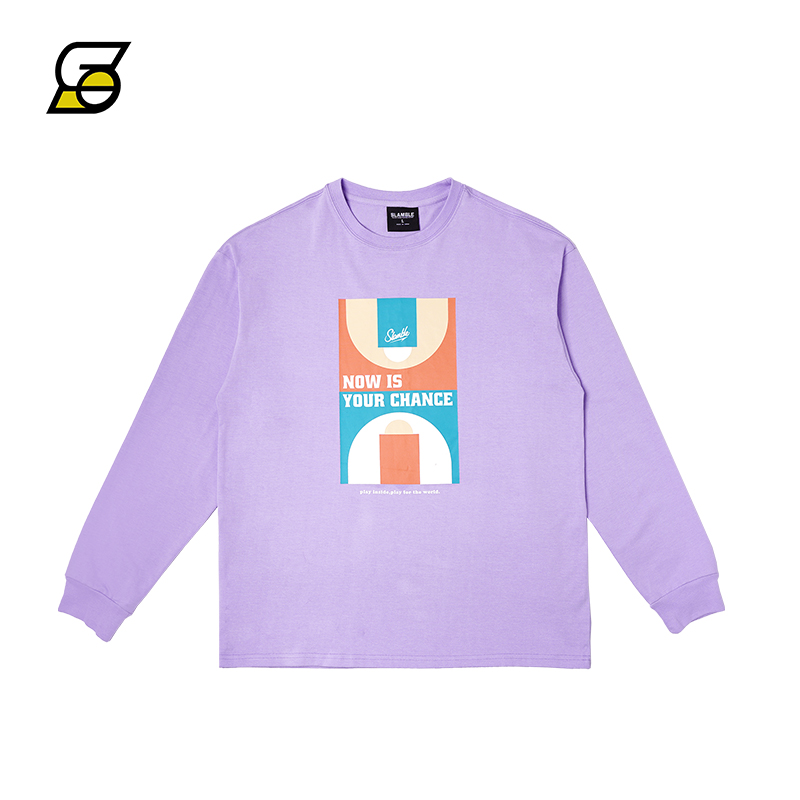 SLAMBLE长袖纯棉投篮服