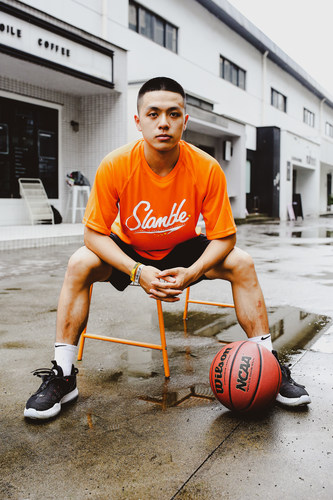 slamble运动男篮球短袖国潮速干