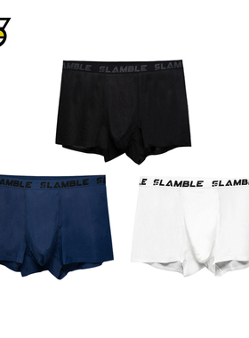 SLAMBLE新款清凉舒爽速干运动内裤男平角裤四角短裤男生
